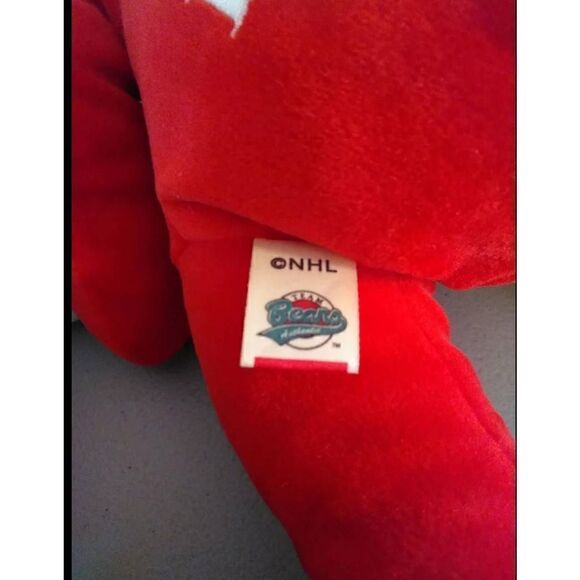 Detroit Redwings Teddy Bears Lot of 2 Signed - Picture 9 of 10